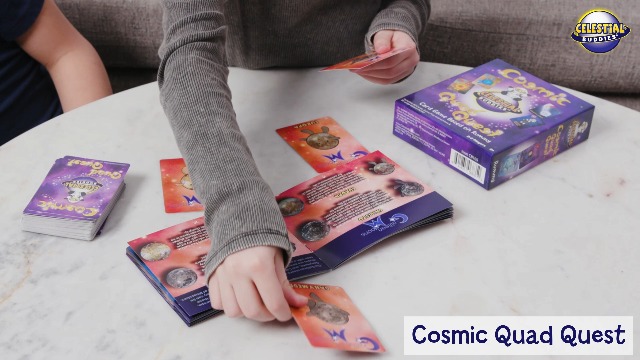 Amazon.com: Celestial Buddies Cosmic Quad Quest Card Game w/ 30